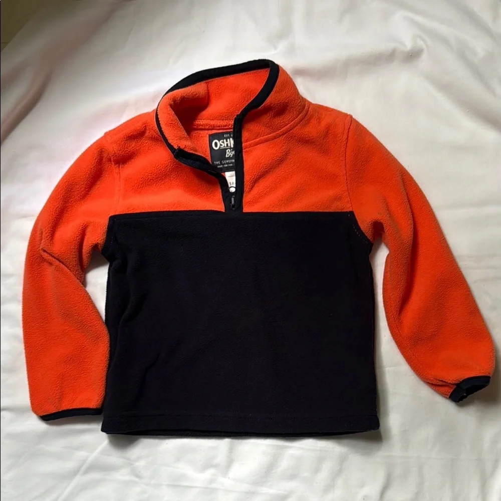 OshKosh B'gosh Bright Orange and Navy Fleece